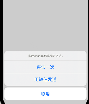 天河apple维修iPhone上无法正常发送iMessage信息