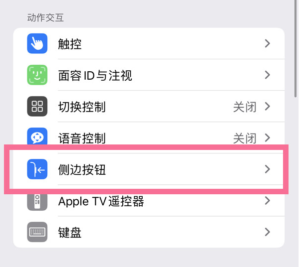 天河苹果14维修店分享iPhone14 Plus侧键双击下载功能关闭方法 